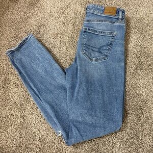 American Eagle Mom Jeans Size: 0 Long